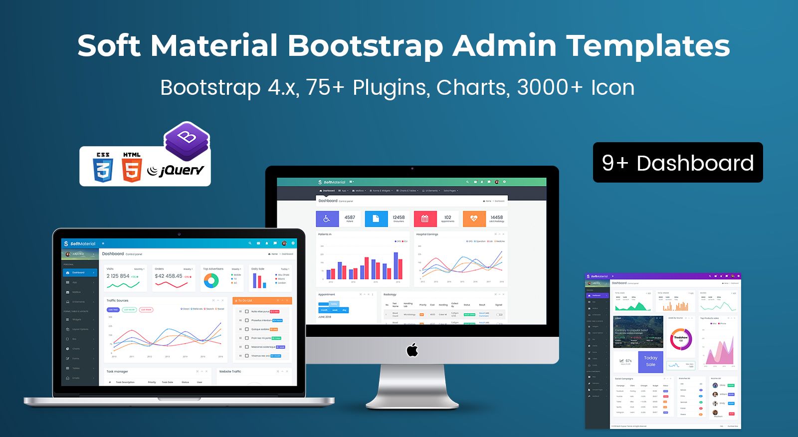 Bootstrap Admin Web App