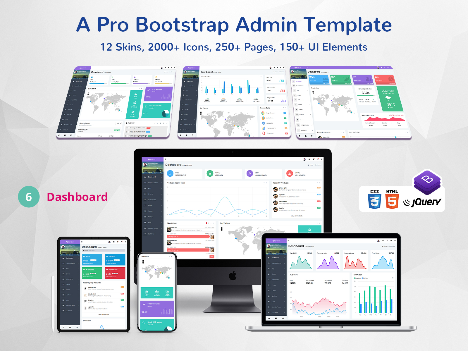A Pro – Dashboard Admin Template With Dashboard UI Kit