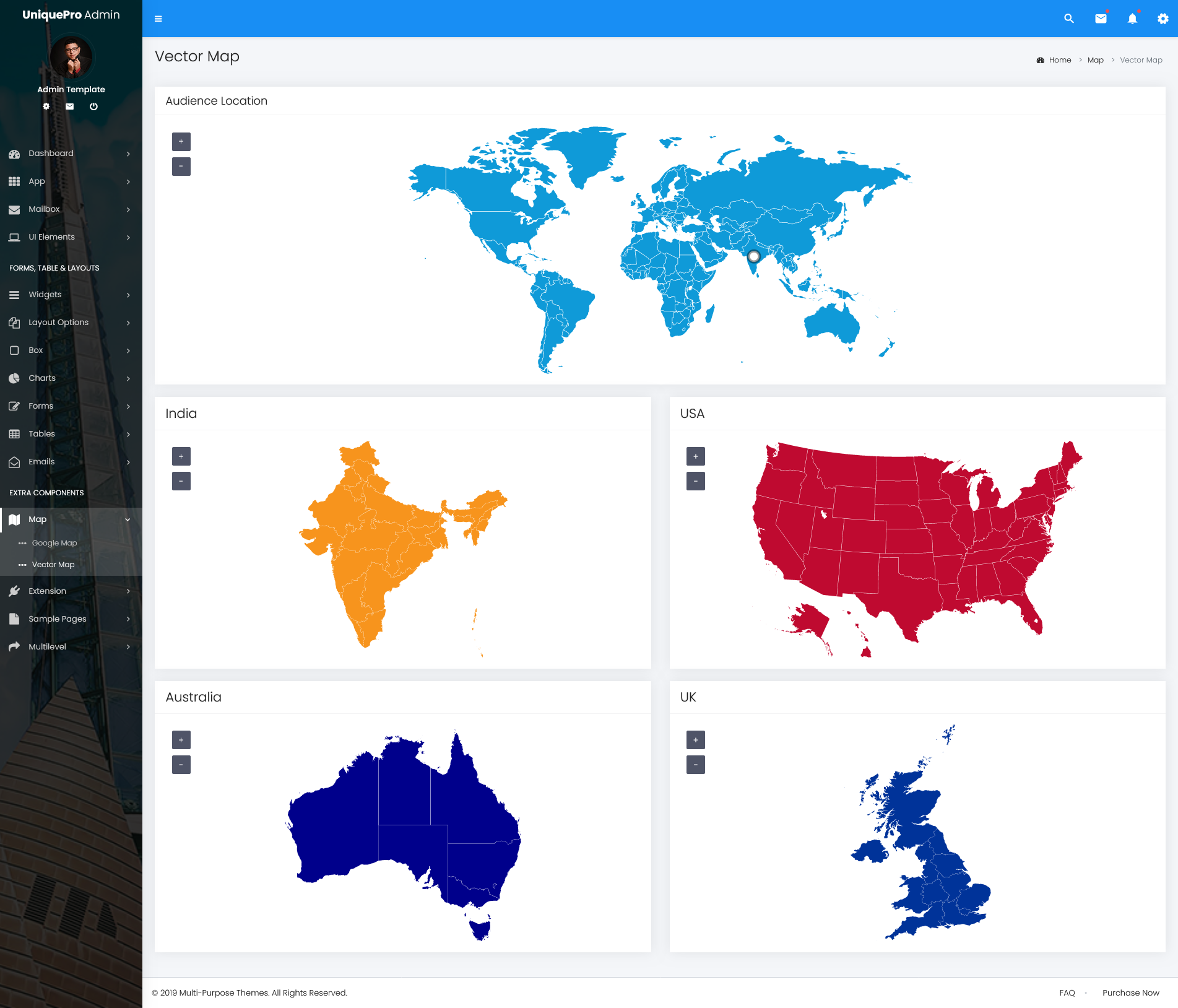 Admin Dashboard Templates