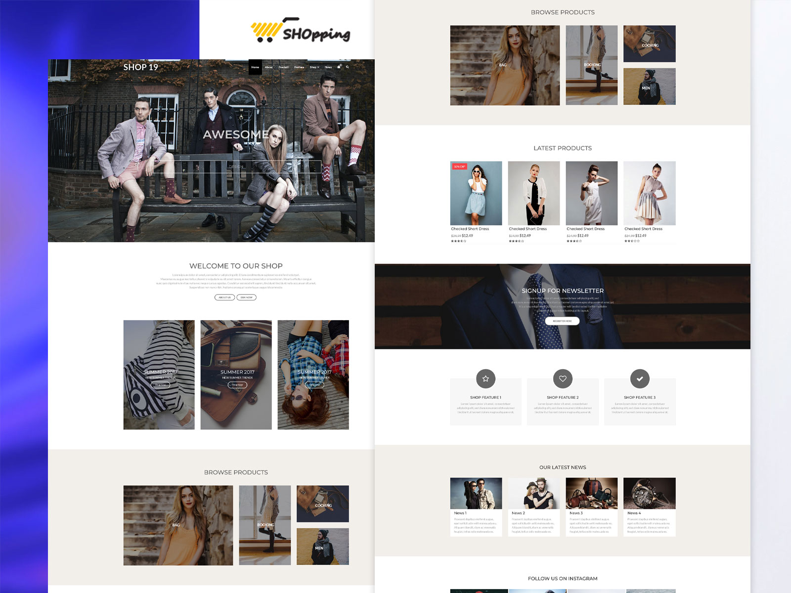 Shop Responsive HTML Template