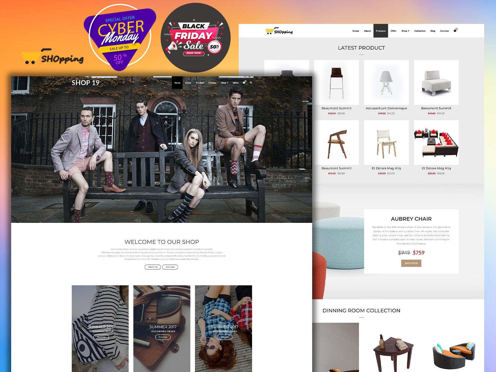 Shop – Responsive One Page HTML Template For Shopping Website