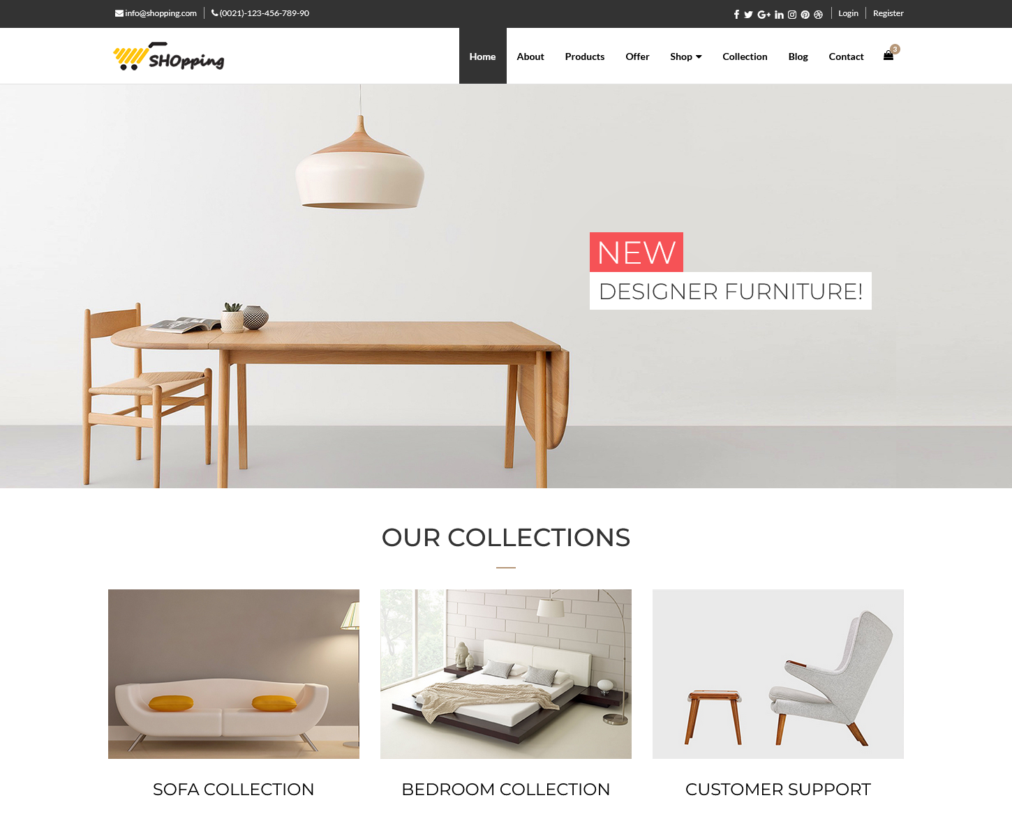 Responsive eCommerce HTML Template