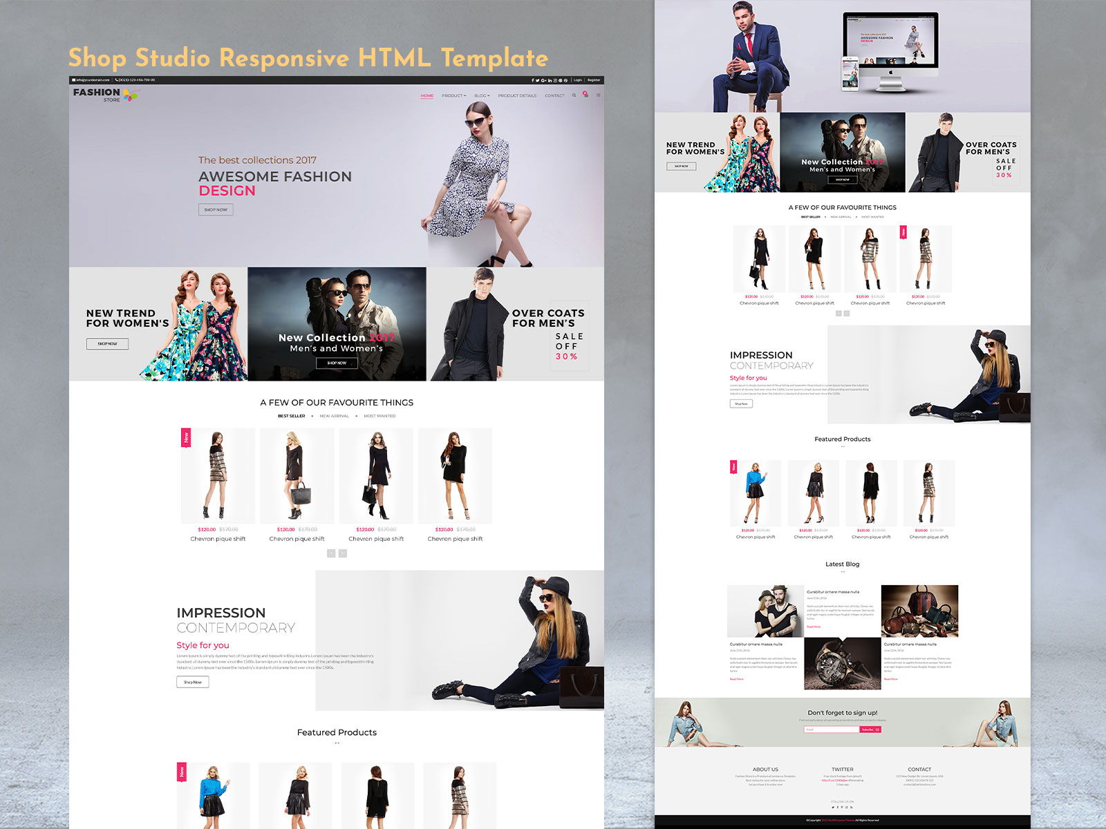 HTML Template