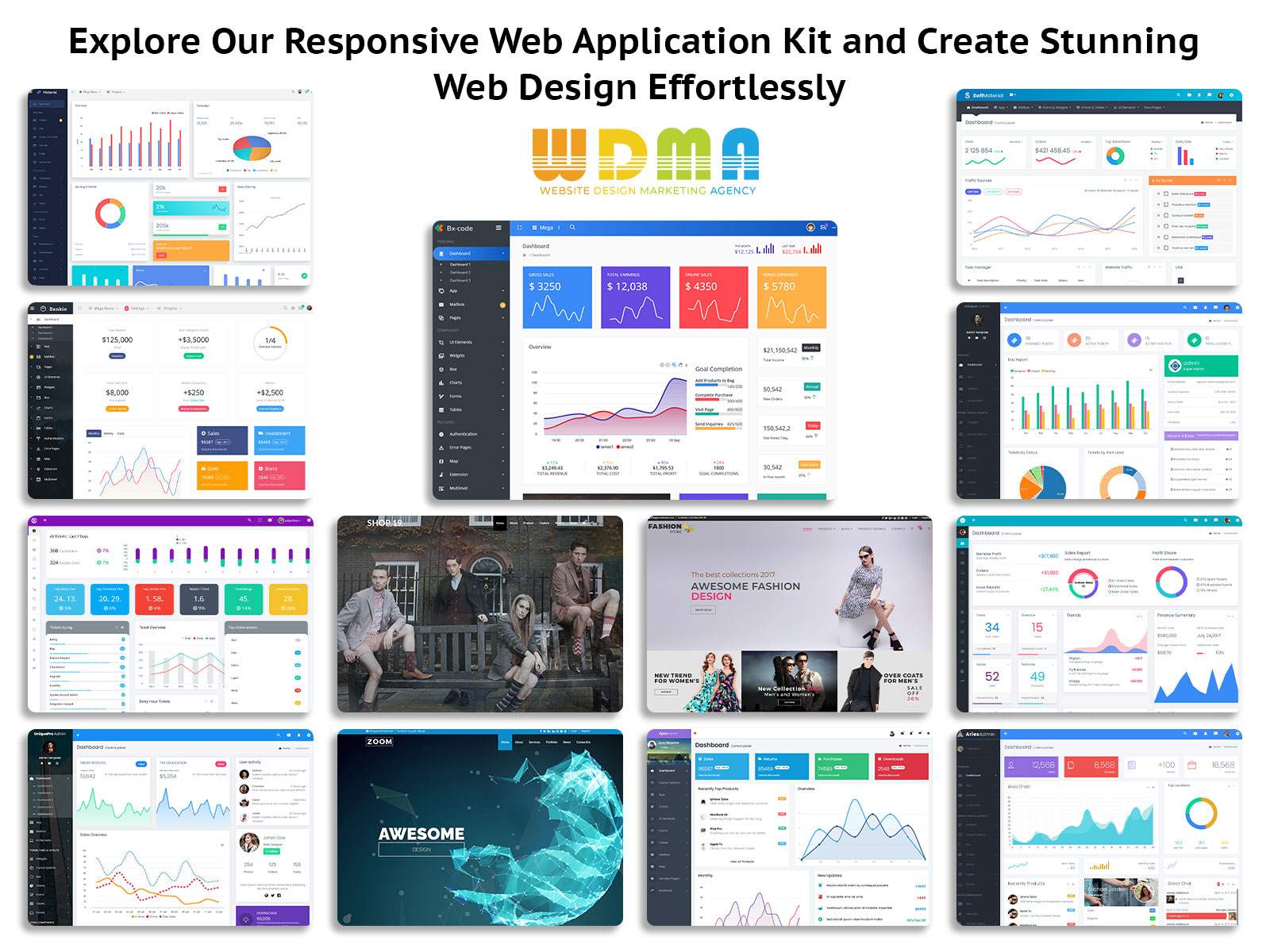 WDMA – Check Our All Admin Dashboard Template & HTML Template