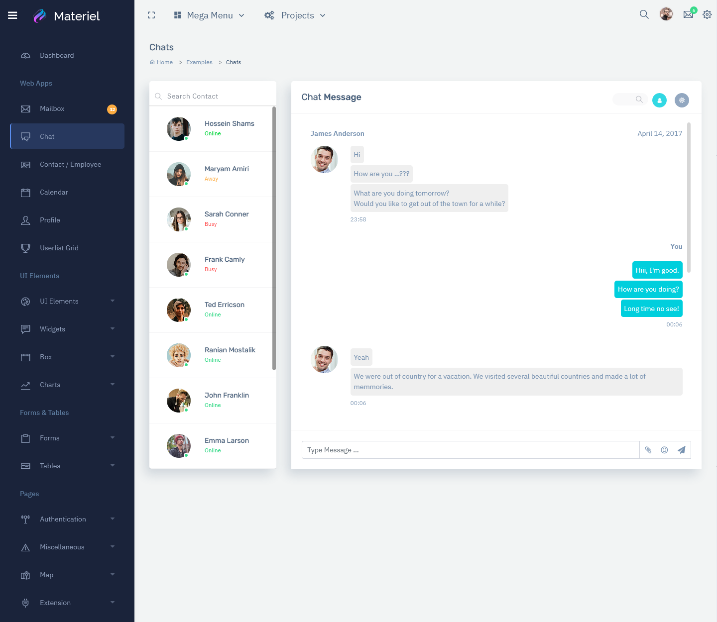Bootstrap Admin Template