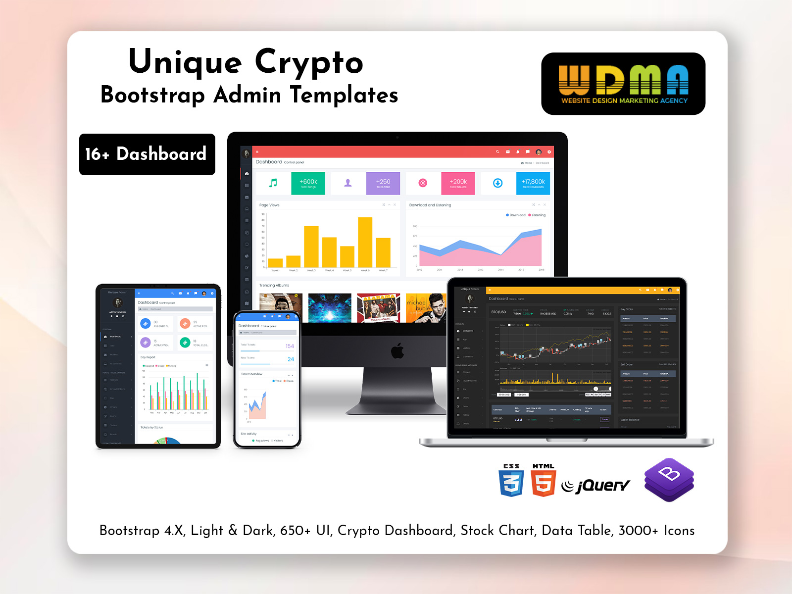 Boost Productivity: Unique Bootstrap Admin Dashboard Ui Kit: Unique